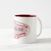 キャピトルリーフ登山カラビナー ツートーンマグカップ (正面右)