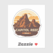 キャピトルリーフ – 国立公園の贈り物 シール (シート)