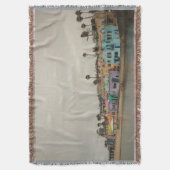 キャピトルヴィレッジ絵を描ベネツィアビーチ スローブランケット (正面縦)