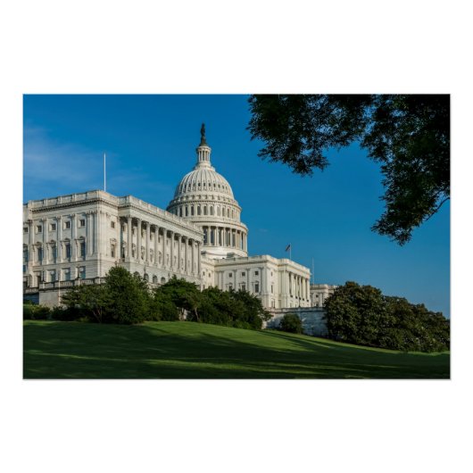 キャピトル建物ウエストビュー ポスター (正面)