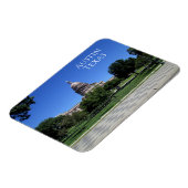 キャピトル建物オースティンテキサス州 マグネット (左側)