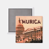 キャピトル建物ワシントンDCムリカアメリカ1900 マグネット (正面/裏面)