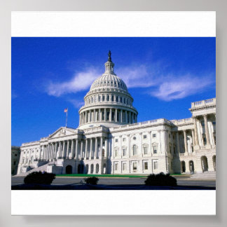 キャピトル建物 – ワシントンDC ポスター