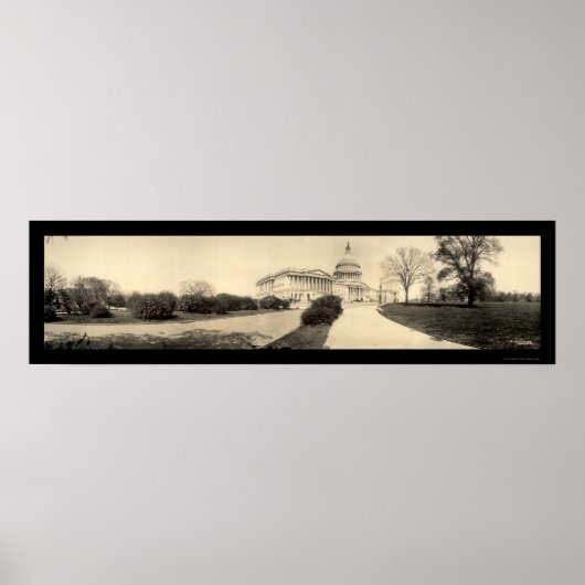 キャピトル建物DC写真1909 ポスター (正面)