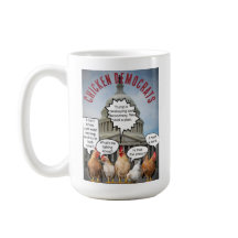 キャピトル建物FunnyCartoonでチキン民主党員