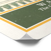 キャピトル旅行に向かうワシントンDC鉄道 ポスター (角)