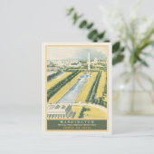 キャピトル旅行に向かうワシントンDC鉄道 ポストカード (スタンド正面)