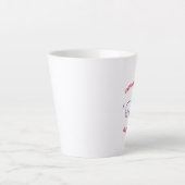 キャピバラかわいい夫婦の妻ボーイフレンドf カフェラテマグ (正面)