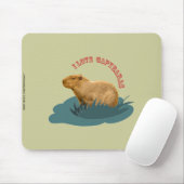 キャピバラが大好きです マウスパッド (マウス)