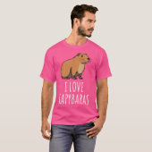 キャピバラが大好き Tシャツ (正面フル)