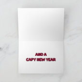 キャピバラのクリスマス カード (内部)