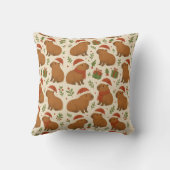 キャピバラのクリスマス クッション (裏面)