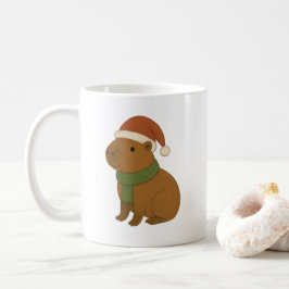 キャピバラのクリスマス コーヒーマグカップ