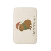 キャピバラのクリスマス バスマット (正面縦)