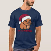 キャピバラのクリスマス Tシャツ (正面)