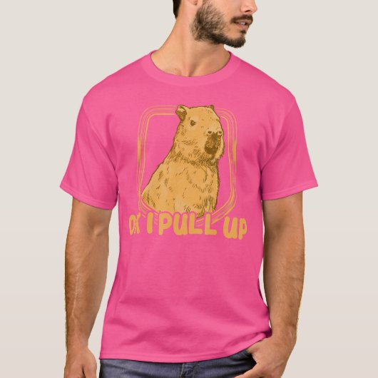 キャピバラのプルアップ Tシャツ (正面)