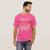 キャピバラの恋人はキャピバラを尊敬 Tシャツ (正面フル)