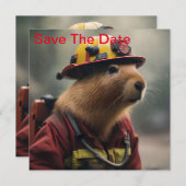 「キャピバラの救出:消防士Extraordinair セーブザデート (正面/裏面)