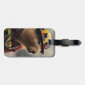 「キャピバラの救出：消防士Extraordinair ラゲッジタグ (裏面横)