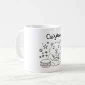 キャピバラの昼休み コーヒーマグカップ (正面左)
