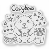 キャピバラの昼休み シール (正面)