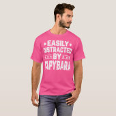キャピバラの齧歯動物の恋人におもしろい容易に気を取られる Tシャツ (正面フル)