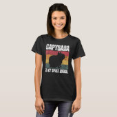 キャピバラは私の精神の動物のシャツCapybara Pet An Tシャツ (正面フル)