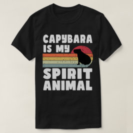 キャピバラは私の精神動物のTシャツ Tシャツ