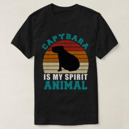 キャピバラは私の精神動物のTシャツ Tシャツ