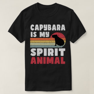 キャピバラは私の精神動物のTシャツ Tシャツ