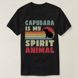 キャピバラは私の精神動物のTシャツ Tシャツ