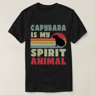 キャピバラは私の精神動物のTシャツ Tシャツ