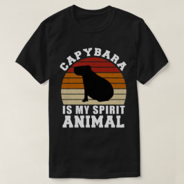 キャピバラは私の精神動物のTシャツ Tシャツ