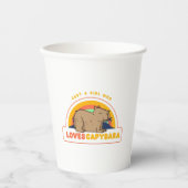 キャピバラを愛する少女に過ぎない 紙コップ (正面)