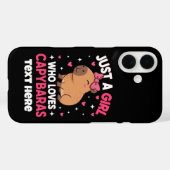 キャピバラを愛する少女に過ぎない Case-Mate iPhoneケース (裏面 (横))