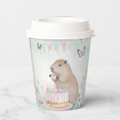 キャピバラケフェストキッズパーティーデコール紙カップ 紙コップ (裏面)