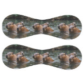 キャピバラスが川で泳いでいた。 ソフトボール (パネル)