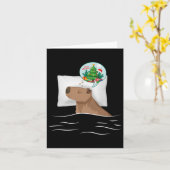 キャピバラスリープナイトクリスマスズローデントクリスマスドリームC カード (黄色い花)