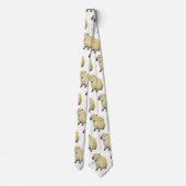 キャピバラネックタイ ネクタイ (裏面)