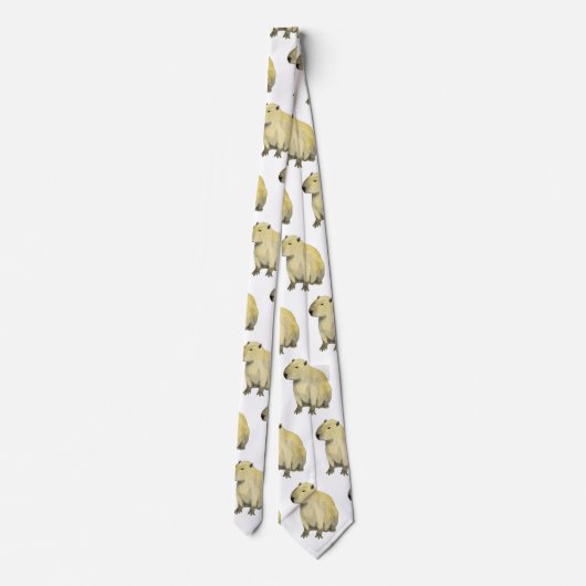 キャピバラネックタイ ネクタイ (裏面)