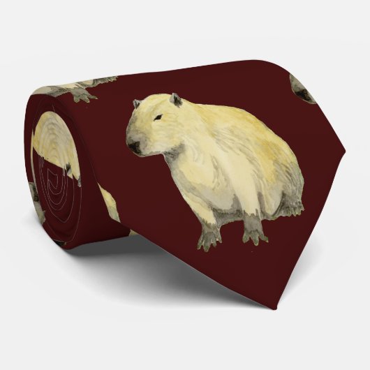 キャピバラネックタイ ネクタイ (ロール)