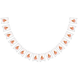 キャピバラバンティンバナー | かわいい動物をテーマにしたパーティー バンティングフラッグ