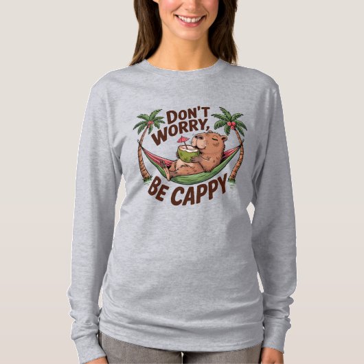 キャピバラベハピー Tシャツ (正面)
