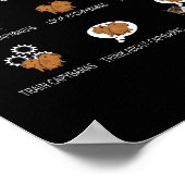 キャピバララバーアートキッズキャピおもしろいバラ ポスター (角)