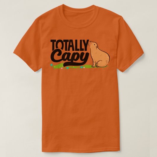 キャピバラロデントトータルケイプン Tシャツ (デザイン正面)