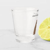 キャピバラ何を見てる飲み物用品セット ショットグラス (左)
