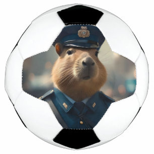 キャピバラ保将校の平和。 サッカーボール