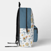 キャピバラ宇宙飛行士パターン印刷バックパック プリントバックパック (左)