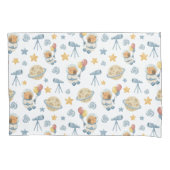 キャピバラ宇宙飛行士パターン枕カバー 枕カバー (正面)