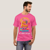 キャピバラ愛好家は心配しないキャピキャピバおもしろいラ Tシャツ (正面フル)